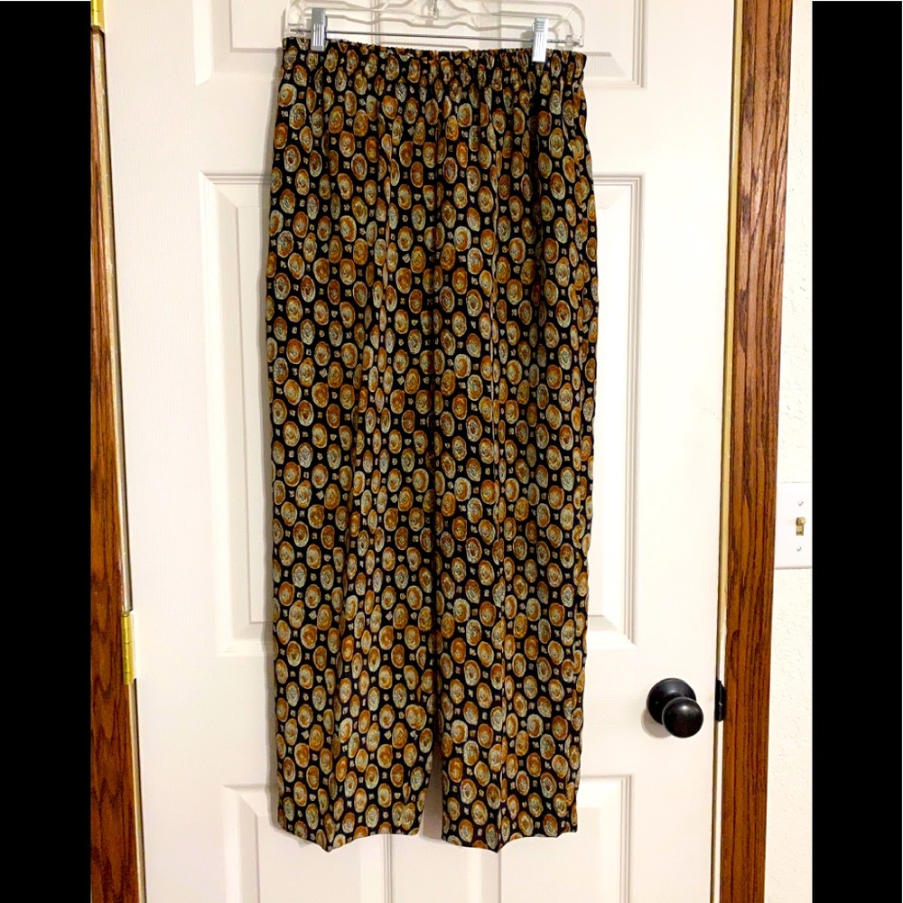 Vintage silky harem pants